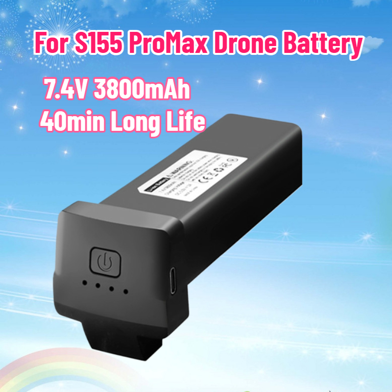 Drone Battery Li-Ion - 7.4V 3800mAh Battery for S155 ProMax