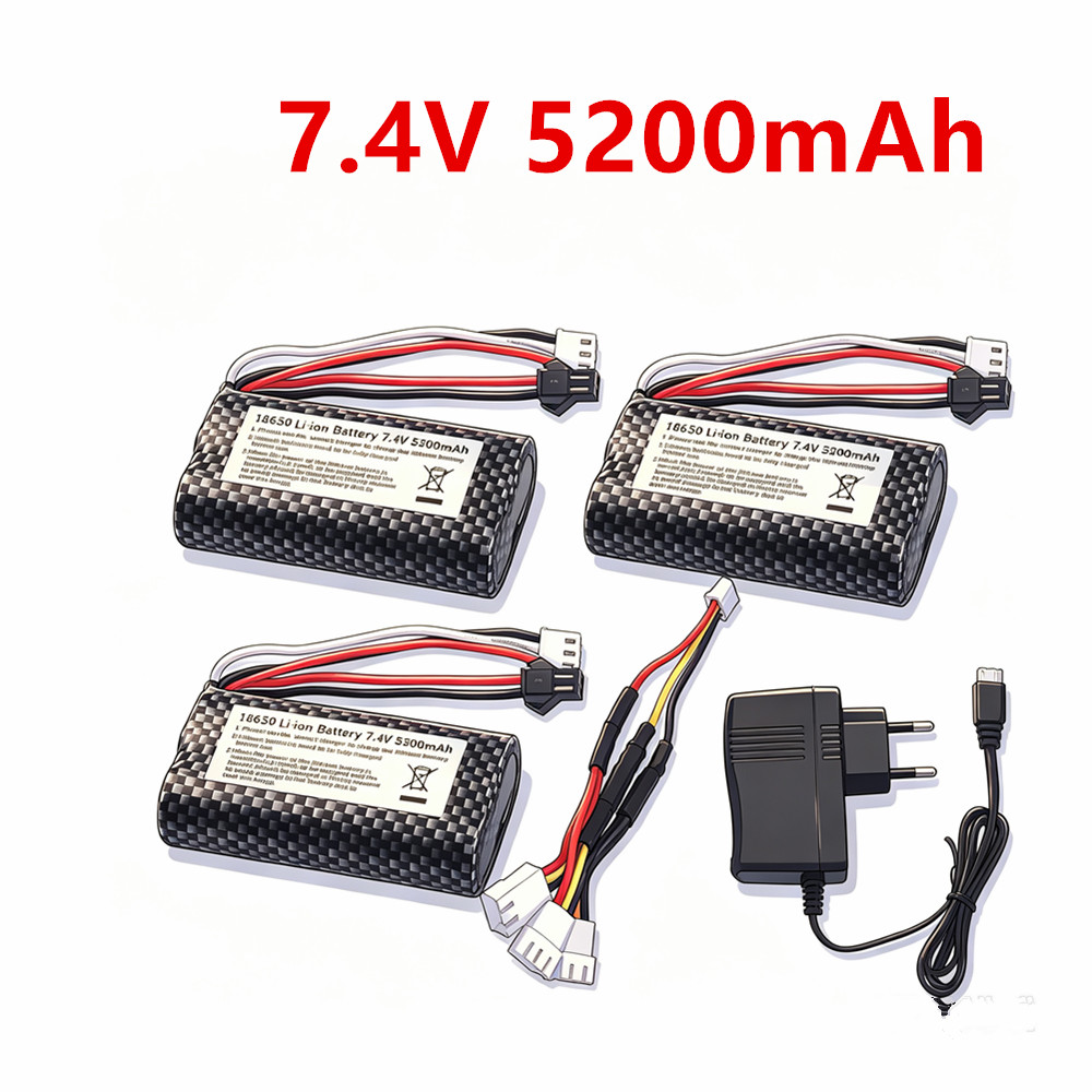 7.4V 5200mAh Li-ion Battery 18 - Drone Battery Li-Ion review and price