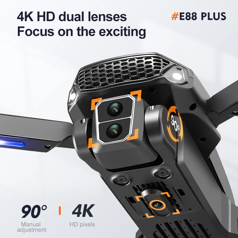 New E88 Plus Quadcopter Drone: - Drone Battery Case review and price