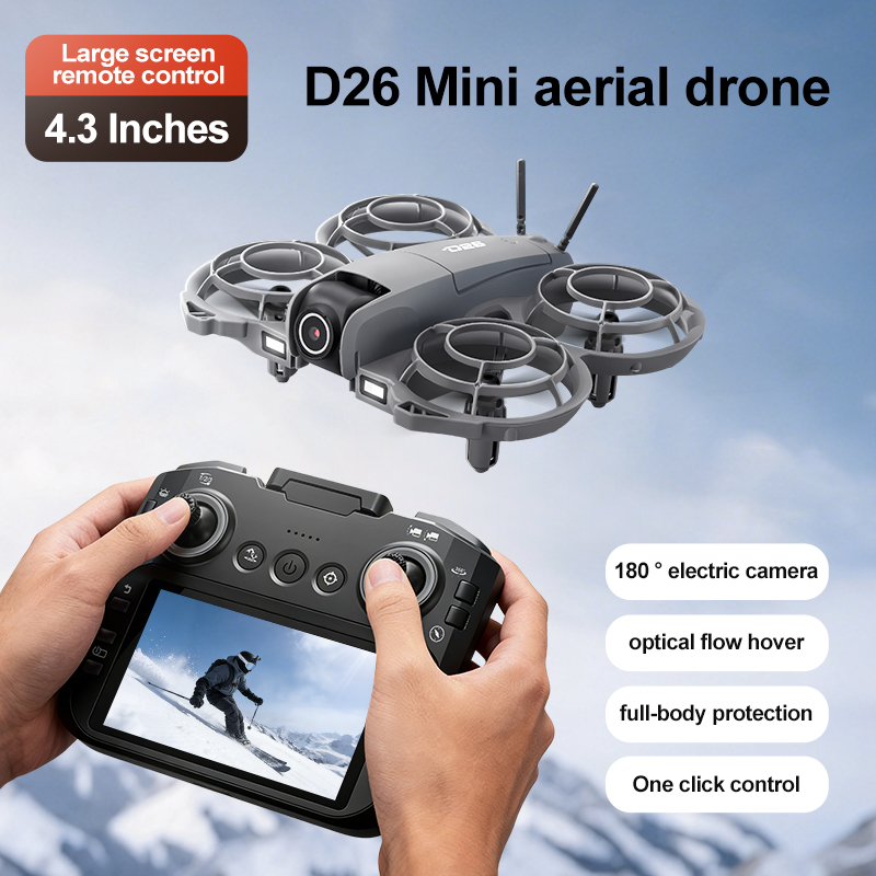 D26 Drone 4K Aerial HD 180° Ca - Drone Battery Case review and price