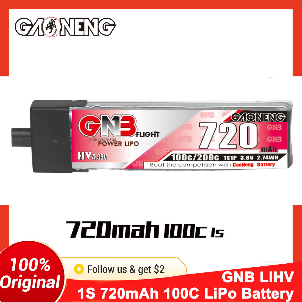 GAONENG GNB 1S 3.8V 720mAh 100 - Drone Battery Li-Ion review and price