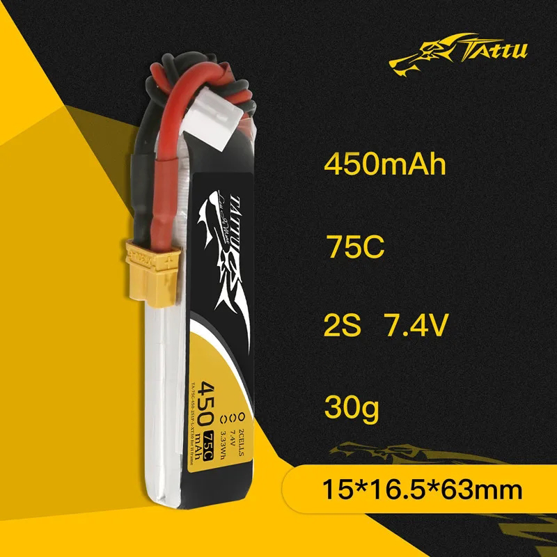 3Pcs NEW TATTU 450/500/550mAh  - Drone Battery 3S review and price